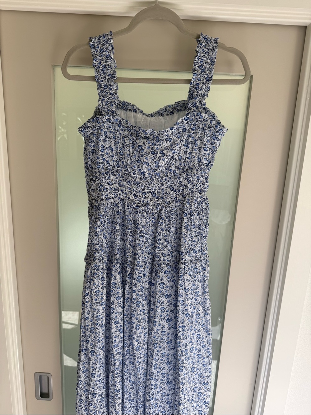 GAP x DOEN Blue Floral dress - size Small. New with Tags
